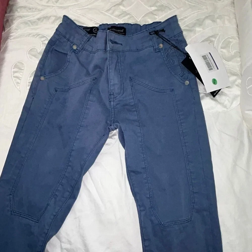 Jeckerson designer boys blue pants sz 10